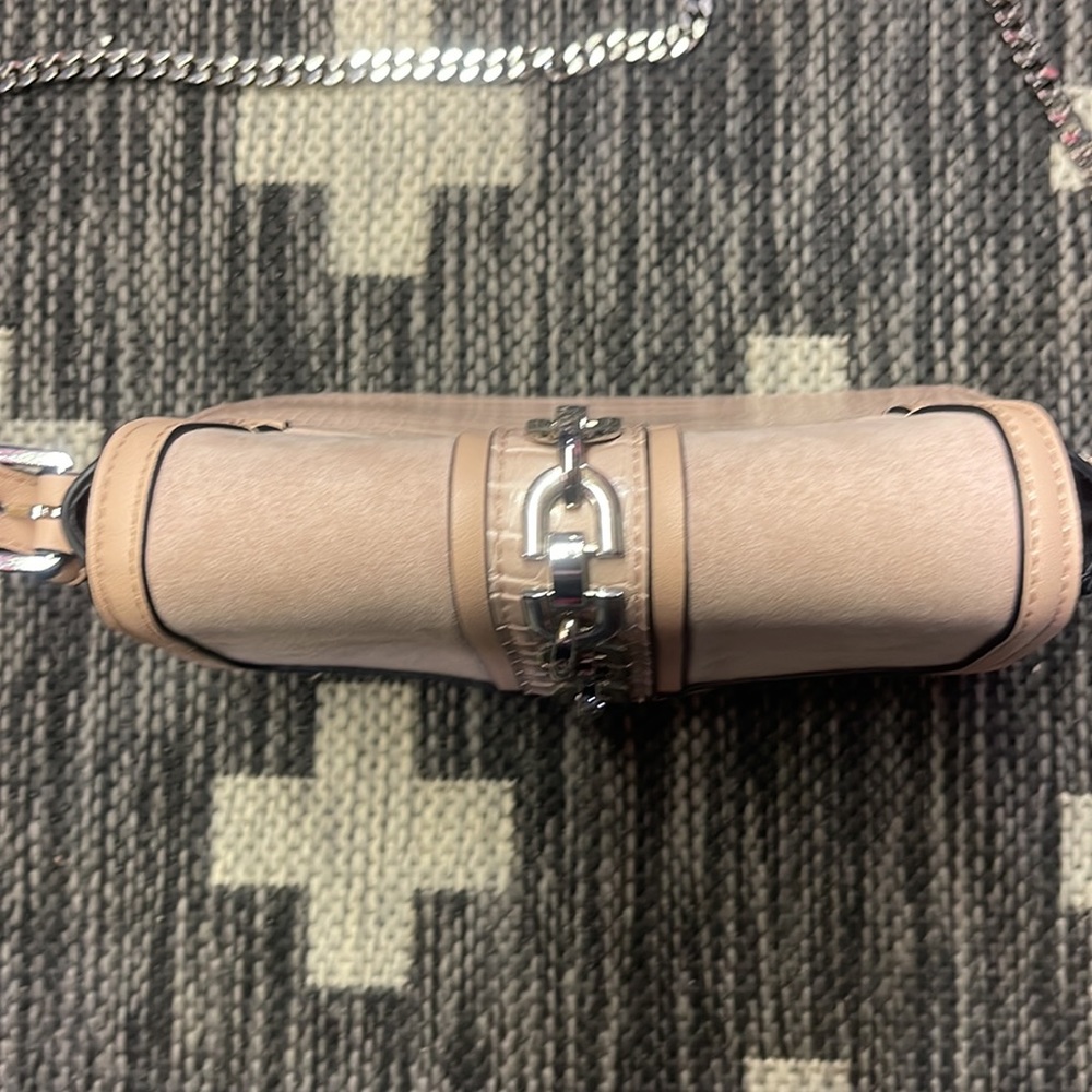 Top Shop Mauve Handbag With Chain Strap - Picture 2 of 6